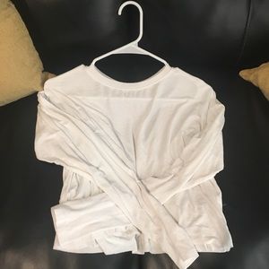 Forever 21 Active Cropped Long Sleeve Top